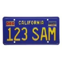 Aðlaðandi númeraplata ökutækis