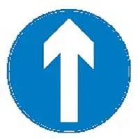 Tvíhliða umferð fer yfir einstefnuskilti