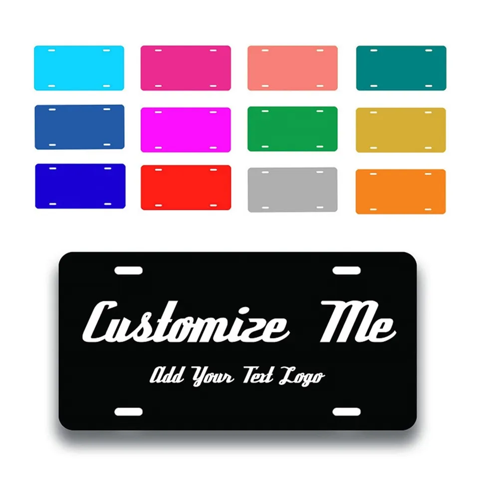 Vindþolnar auðar númeraplötur